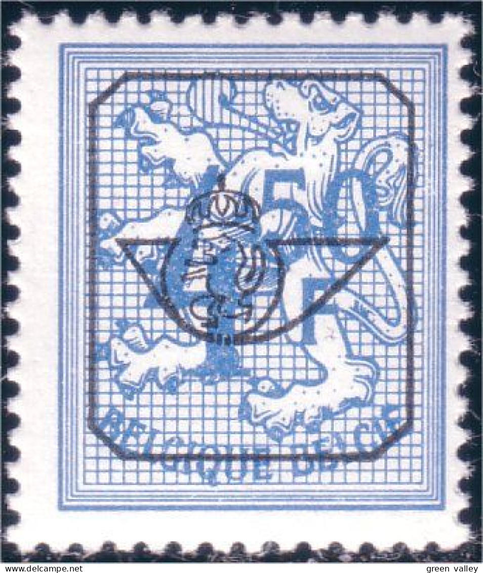 198 Belgium Lion Rampant 4F50 Gomme Brillante Préoblitéré Precancelled MNH ** Neuf SC (BEL-113a) - Typografisch 1951-80 (Cijfer Op Leeuw)