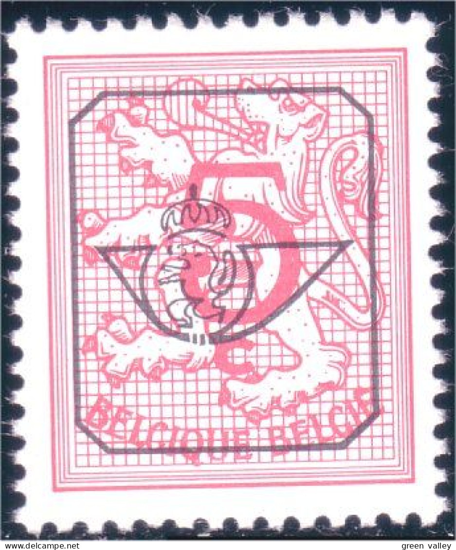 198 Belgium Lion Rampant 5c Gomme Mate Préoblitéré Precancelled MNH ** Neuf SC (BEL-102) - Tipo 1951-80 (Cifra Su Leone)