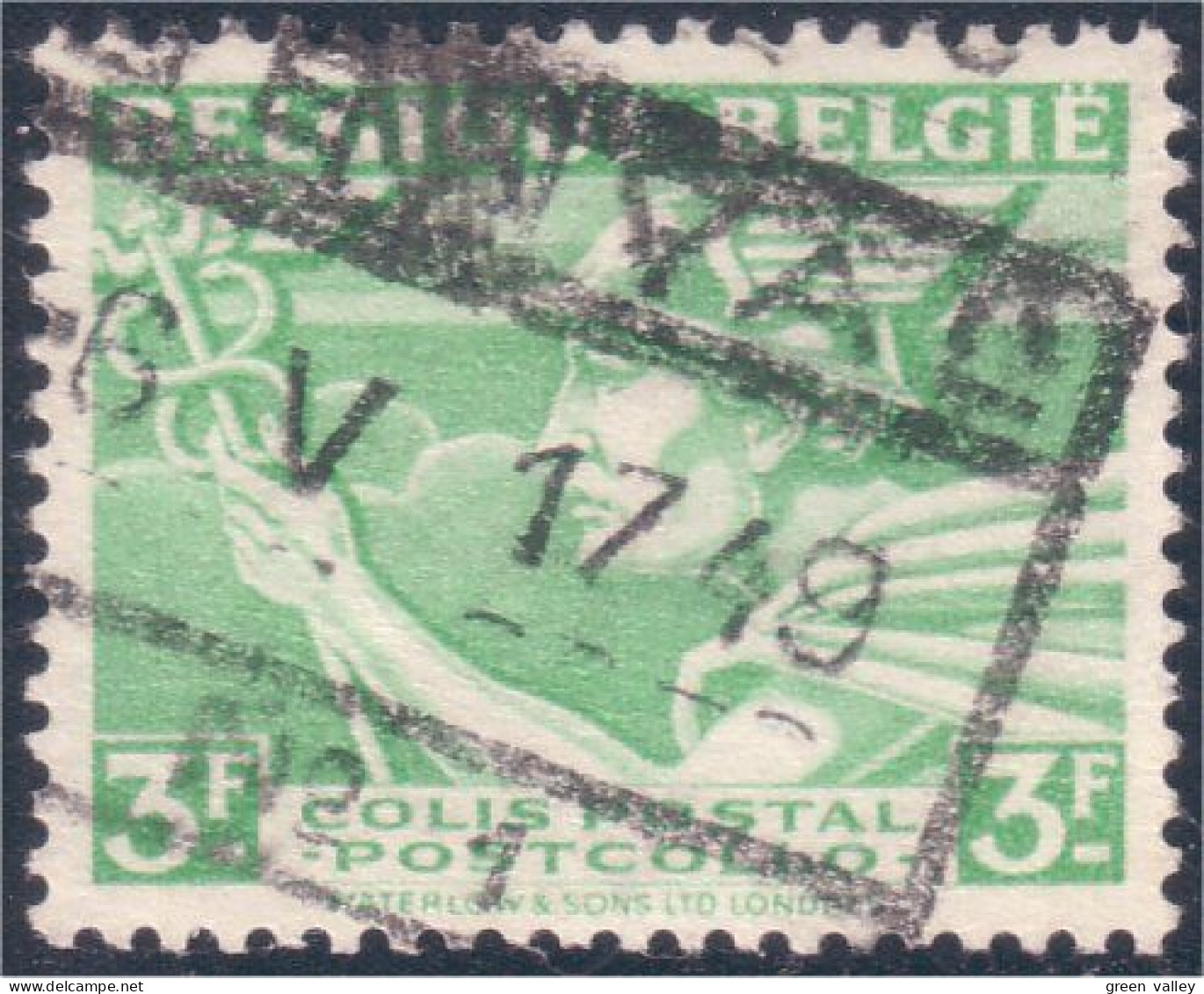 198 Belgium Mercure Mercury 3 Fr MNH ** Neuf SC (BEL-15) - Gepäck [BA]