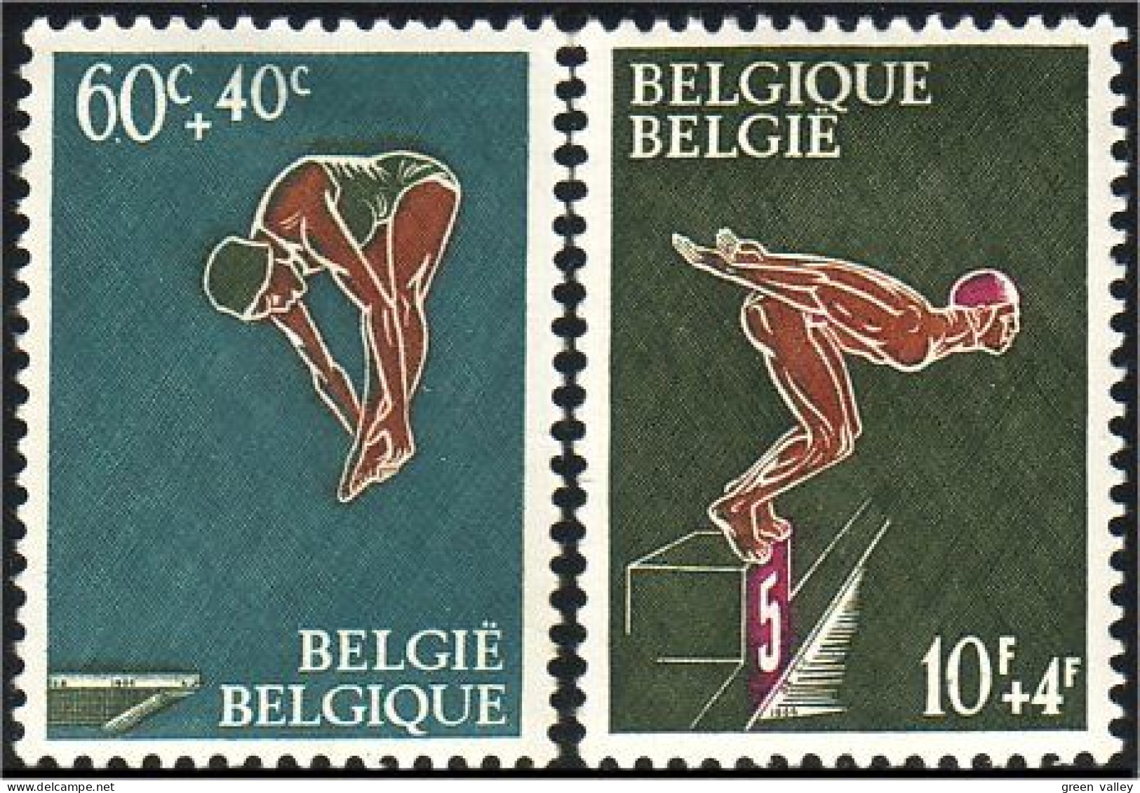 198 Belgium Plongeon Diving MNH ** Neuf SC (BEL-565) - Tuffi