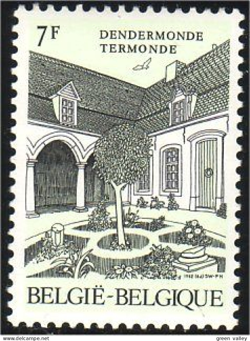 198 Belgium Abbaye Dendermonde Termonde Abbey MNH ** Neuf SC (BEL-510) - Abadías Y Monasterios