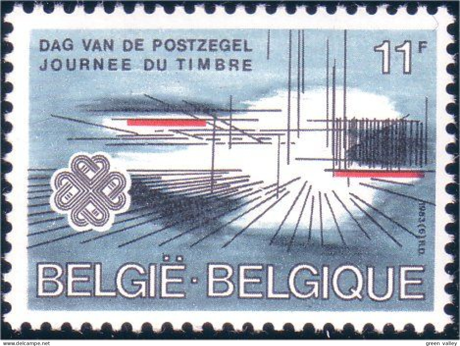 198 Belgium Journée Timbre Stamp Day MNH ** Neuf SC (BEL-443) - Tag Der Briefmarke