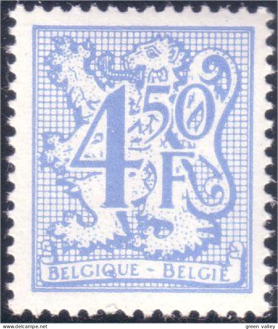 198 Belgium Armoiries Heraldic Lion Héraldique 4f MNH ** Neuf SC (BEL-390c) - Francobolli