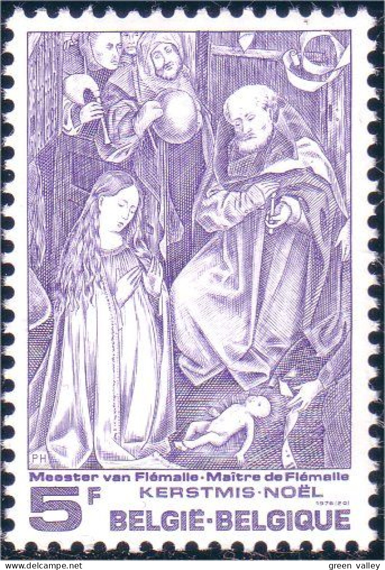 198 Belgium Nativité Nativity Maitre Flémalle Noel Christmas MNH ** Neuf SC (BEL-375) - Religión
