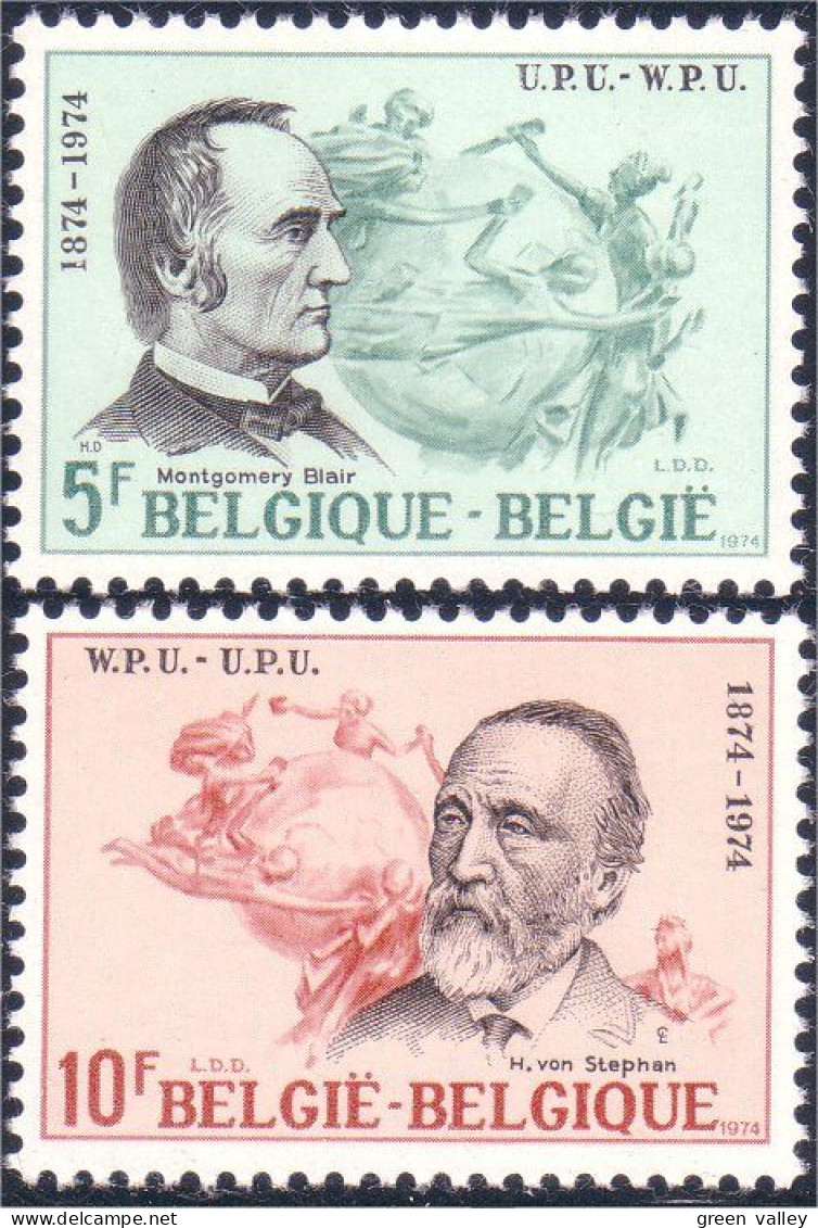 198 Belgium 100th UPU Montgomery Blair MNH ** Neuf SC (BEL-338d) - Autres & Non Classés