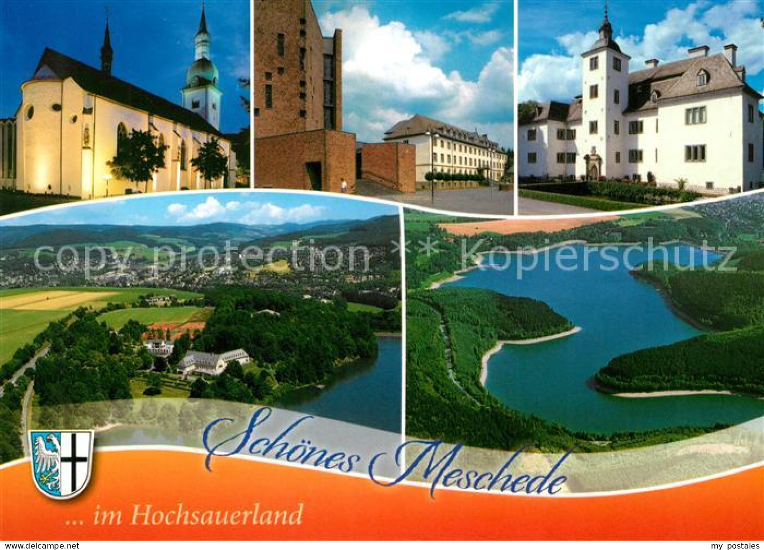 73175808 Meschede St Walburga Ehemaliges Stift Schloss Hennetalsperre Fliegerauf - Arnsberg