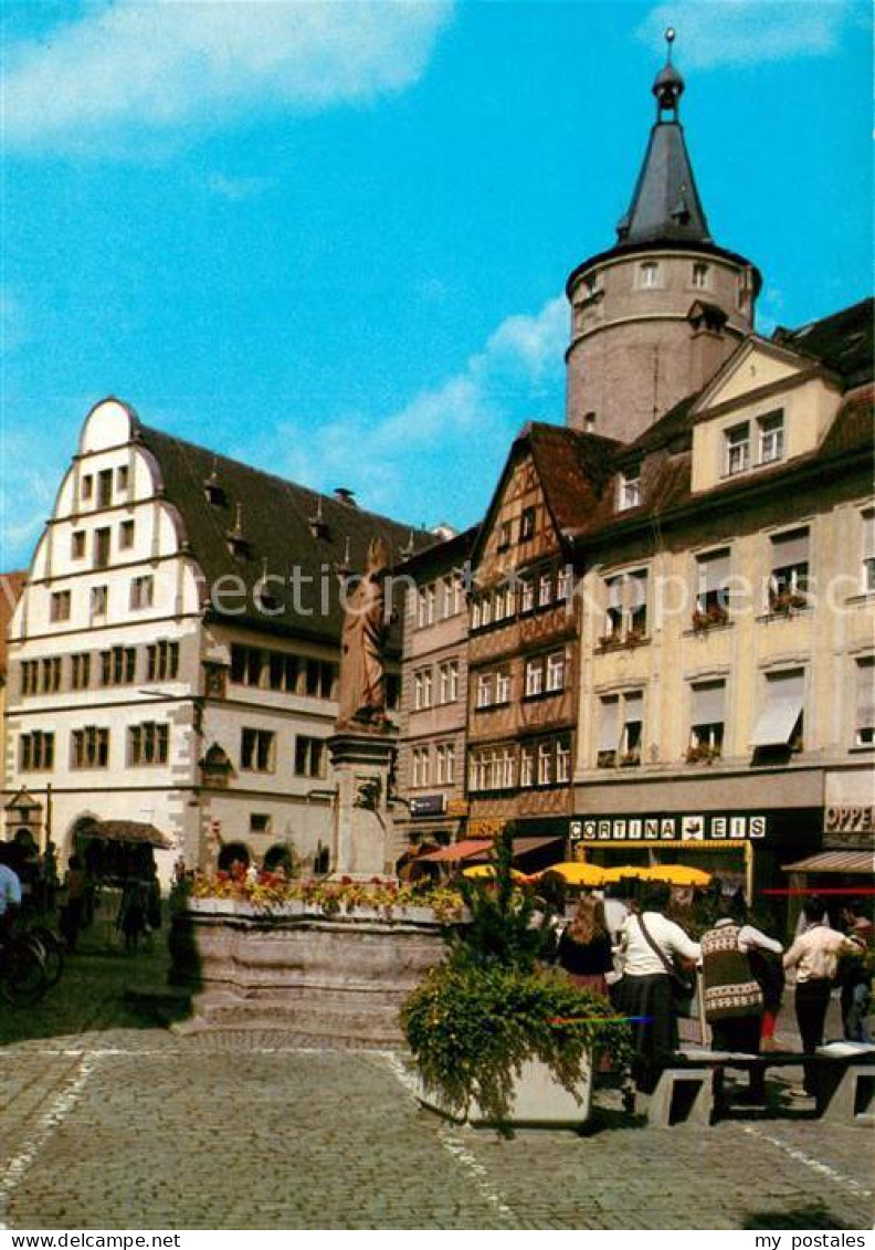 73175346 Kitzingen Main Marktplatz Fussgaengerzone Kitzingen Main - Kitzingen