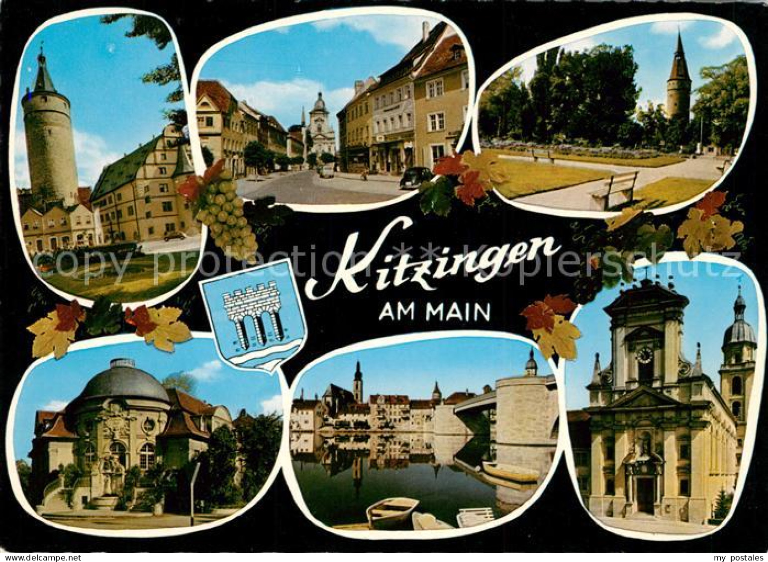 73175339 Kitzingen Main Panorama Kirche Mainbruecke Kitzingen Main - Kitzingen