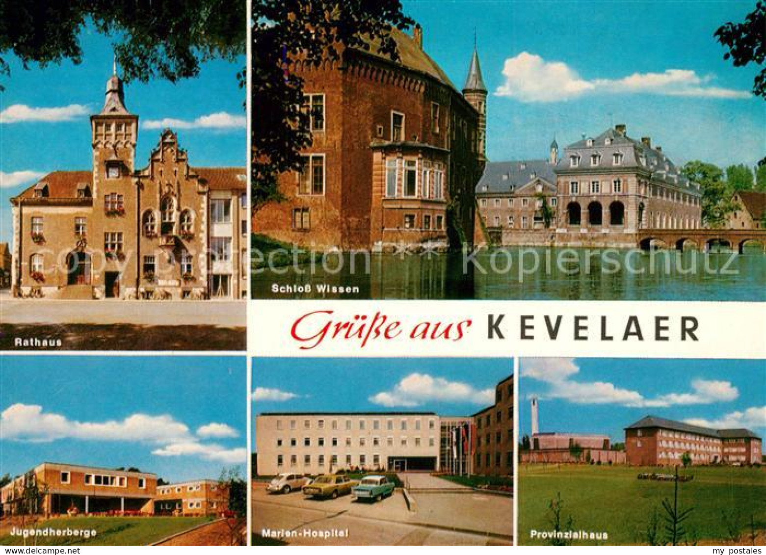 73175338 Kevelaer Schloss Wissen Rathaus Jugendherberge Hosipital  Kevelaer - Kevelaer