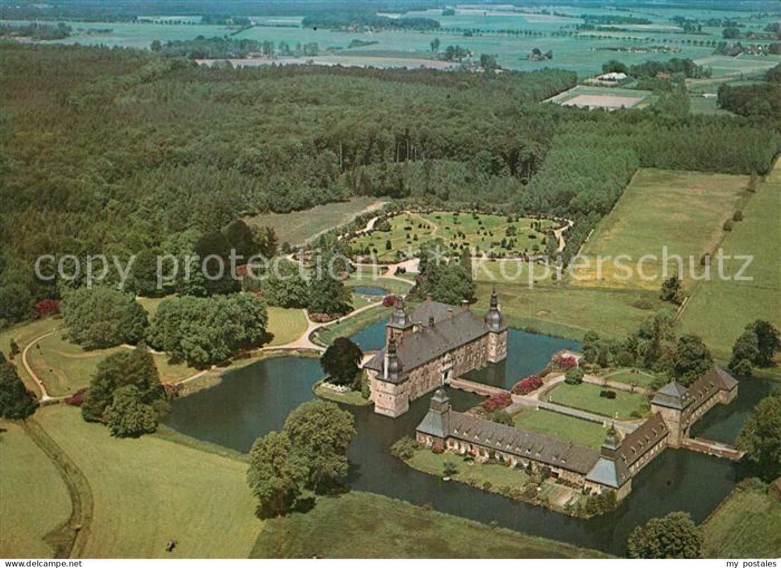 73174765 Dorsten Fliegeraufnahme Schloss Lembeck  Dorsten - Dorsten