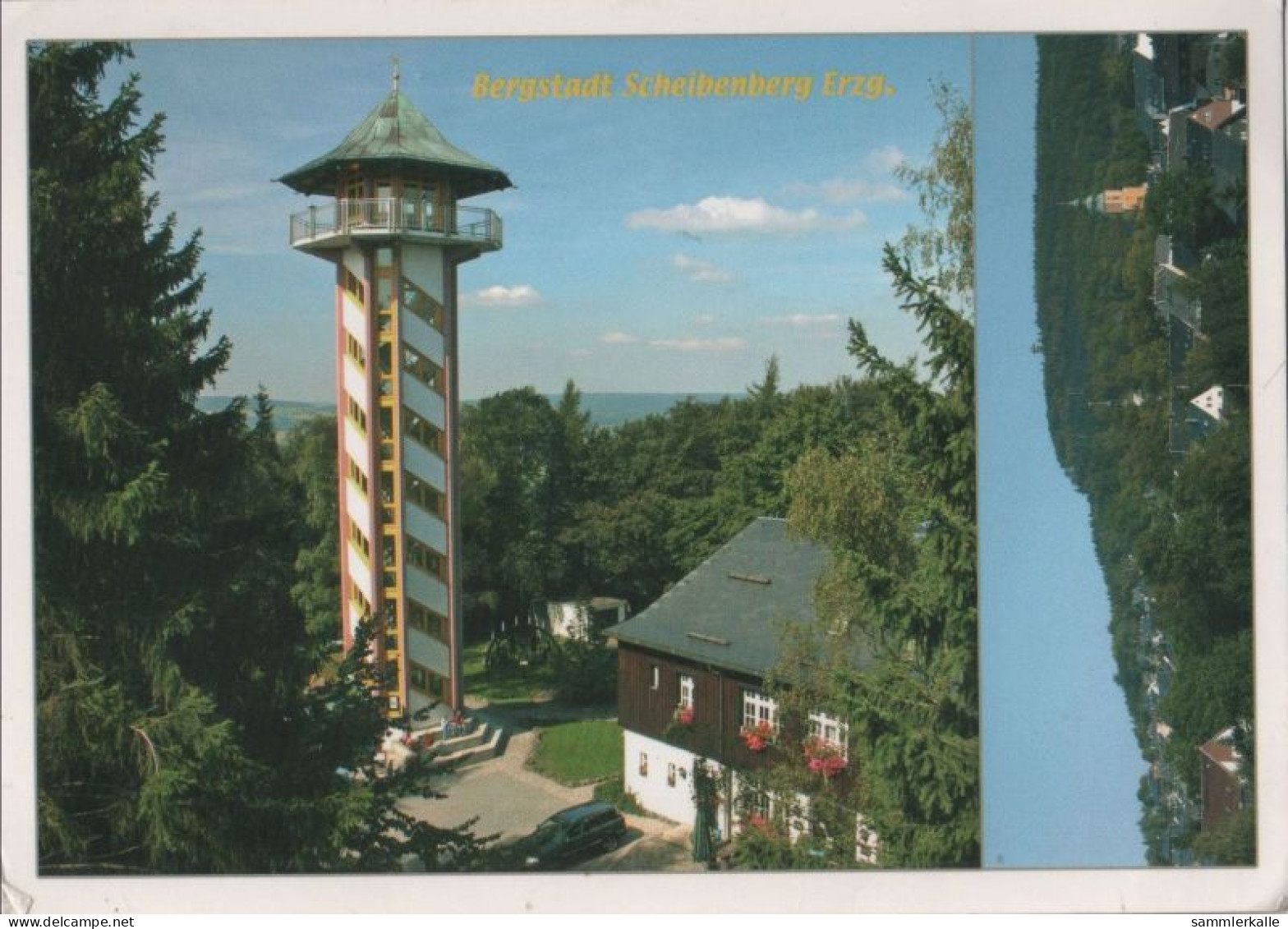 121023 - Rabenstein OT Raben - Turm Und Panorama - Scheibenberg