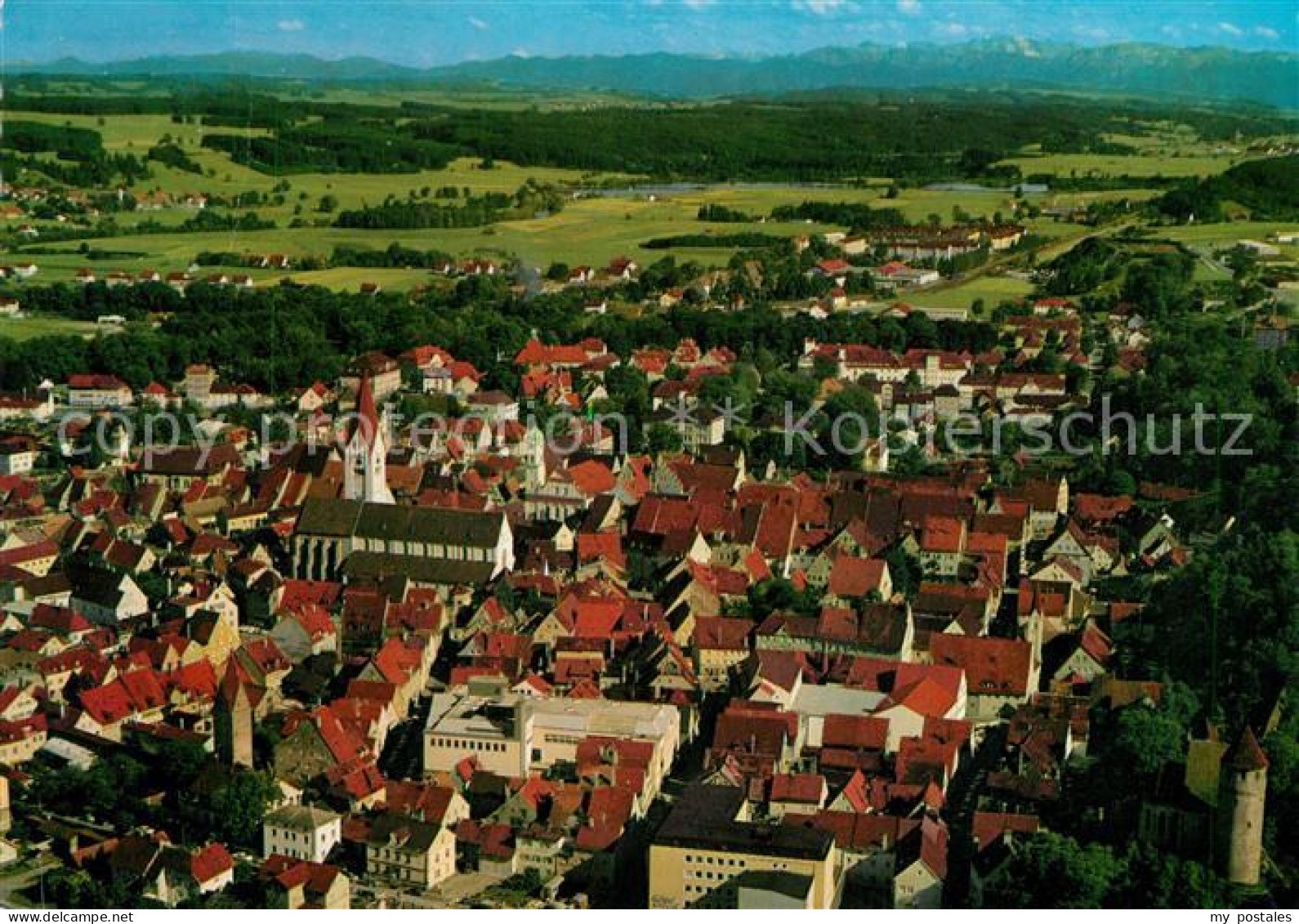 73173380 Kaufbeuren Fliegeraufnahme Wetterstein Hochgebirge Zugspitze Kenzen Hoc - Kaufbeuren