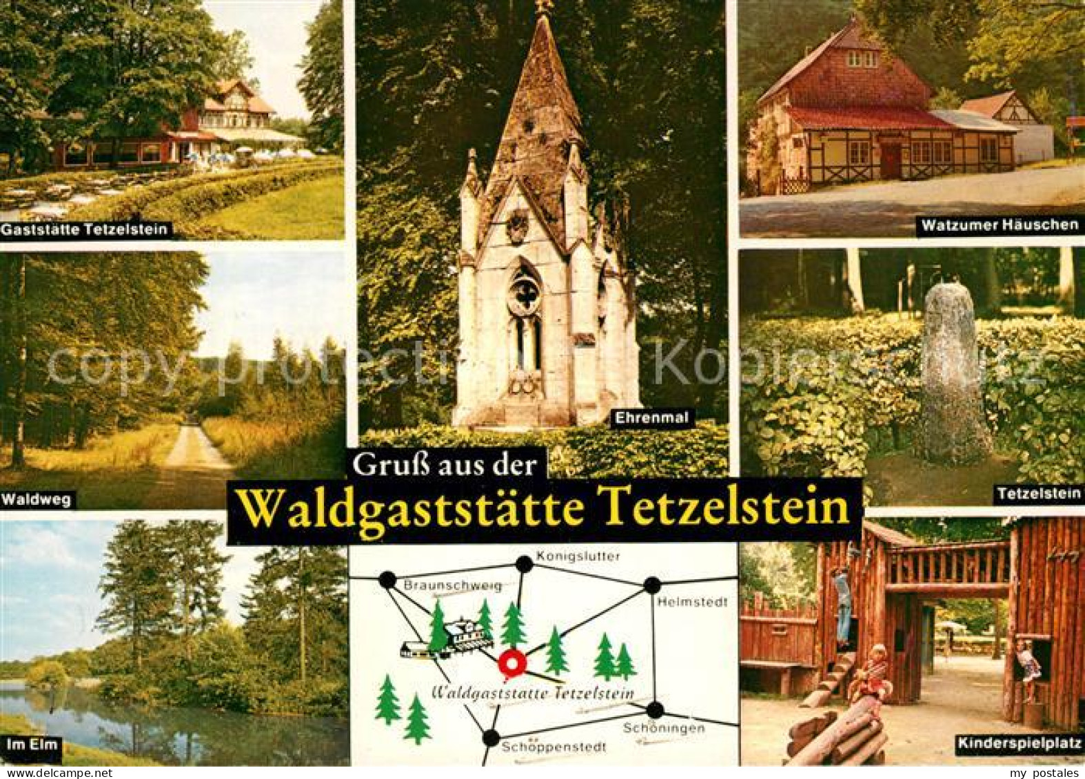 73172895 Koenigslutter Elm Waldgaststaette Tetzelstein Elm Spielplatz Koenigslut - Königslutter