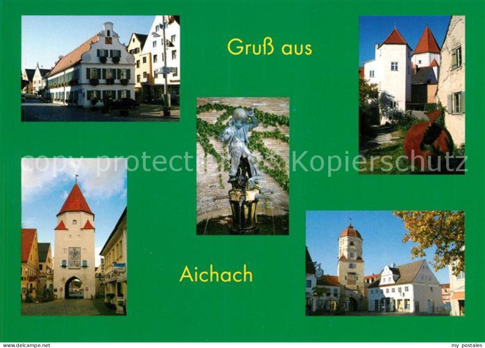 73172641 Aichach Unteres Tor Stadtansichten Denkmal Aichach - Aichach