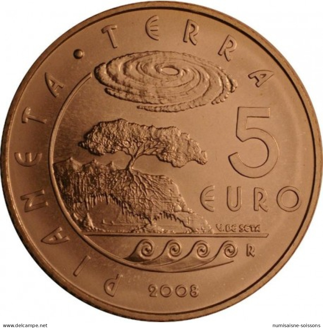 SAINT-MARIN - 5 EURO 2008 - ANNEE INTERNATIONAL DE LA PLANETE TERRE - FDC - San Marino