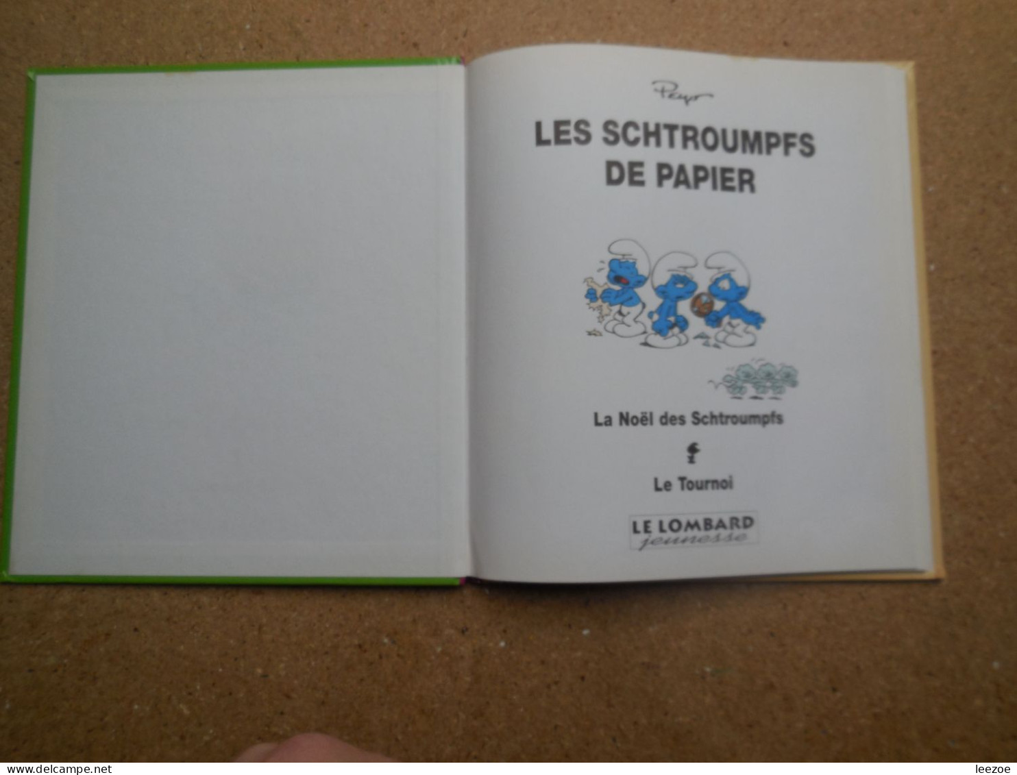 BD Le Lombard Les Schtroumpfs De Papier 1995, Collection Schtroumpfs Jeunesse...N5/2 - Schtroumpfs, Les