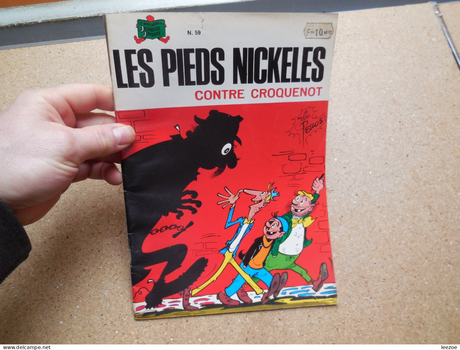 BD LES PIEDS NICKELES CONTRE CROQUENOT 1983, PELLOS, Jeunesse Joyeuse..N5 - Pieds Nickelés, Les