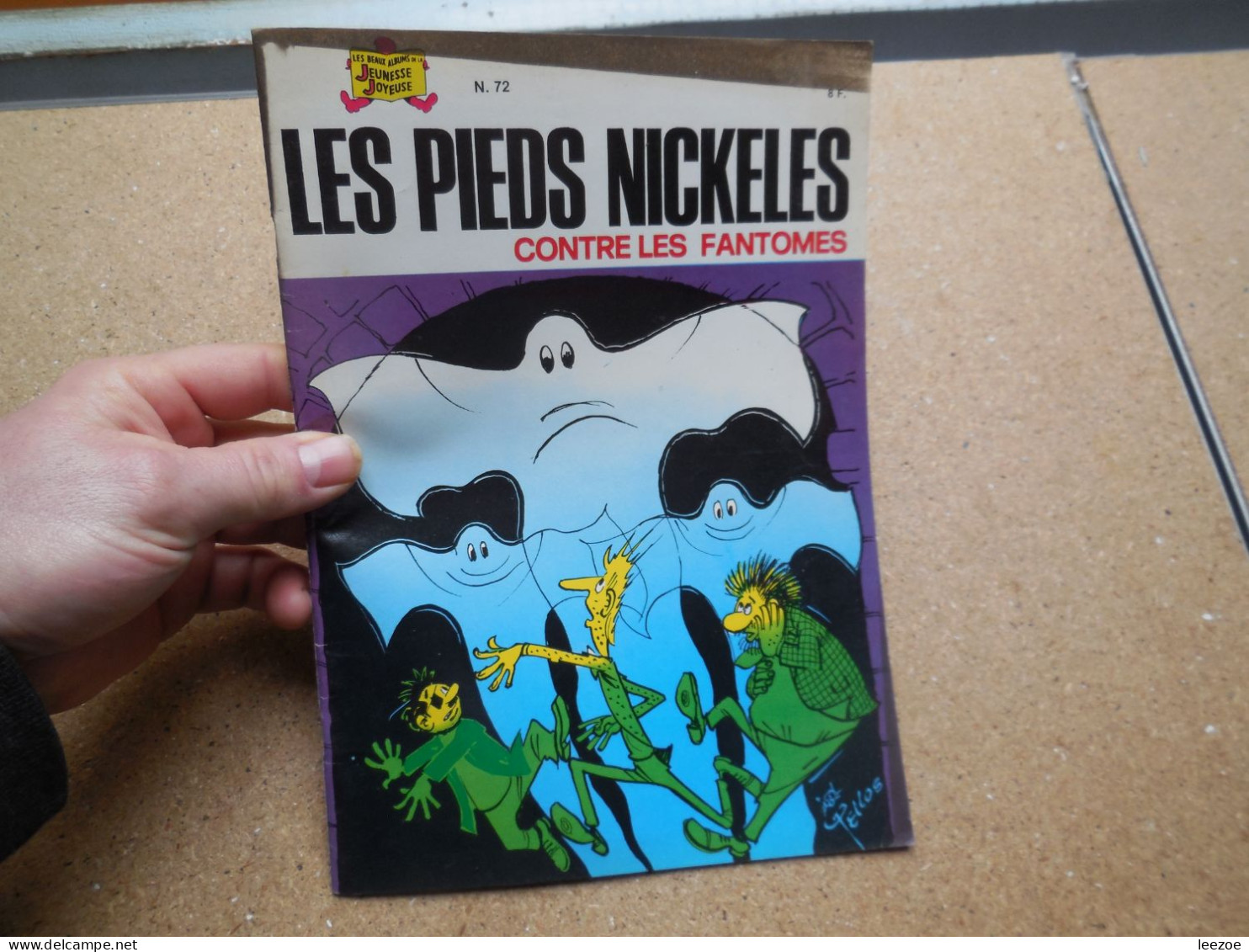 BD LES PIEDS NICKELES CONTRE LES FANTÔMES 1983, PELLOS, Jeunesse Joyeuse..N5 - Pieds Nickelés, Les