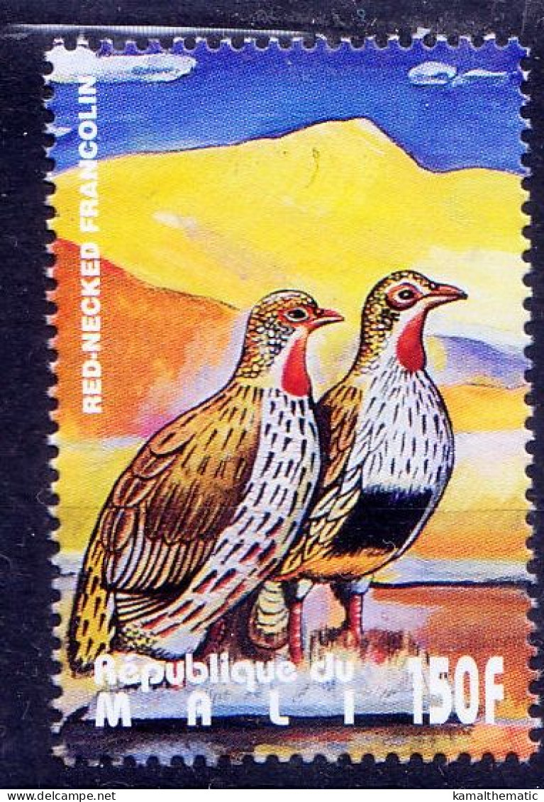 Mali 1995 MNH, Birds, Red Necked Francolin - Perdiz Pardilla & Colín