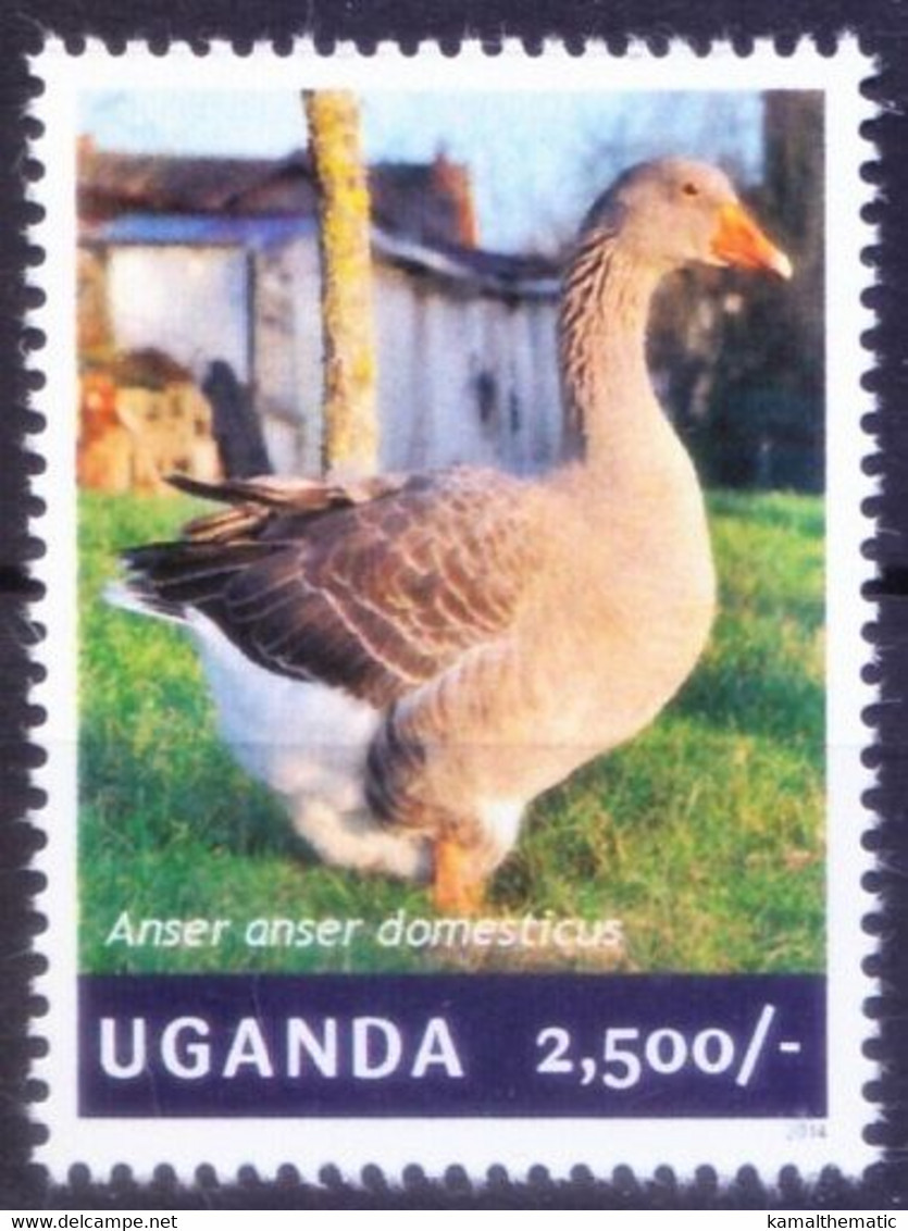 Uganda 2014 MNH, Goose, Birds, Ducks - Oies