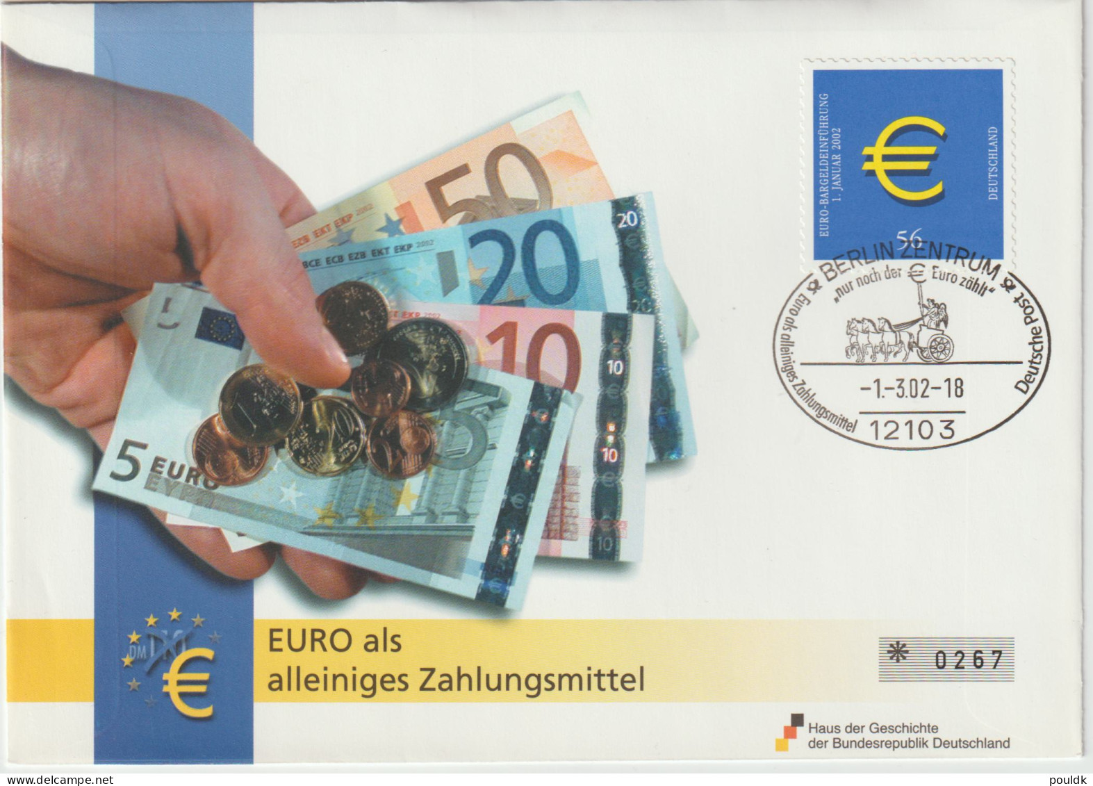 Germany FDC 2002 Euro Als Alleiniges Zahlungsmittel - 17 Pcs. Postal Weight Approx. 0,160 Kg. Please Read  - Monnaies