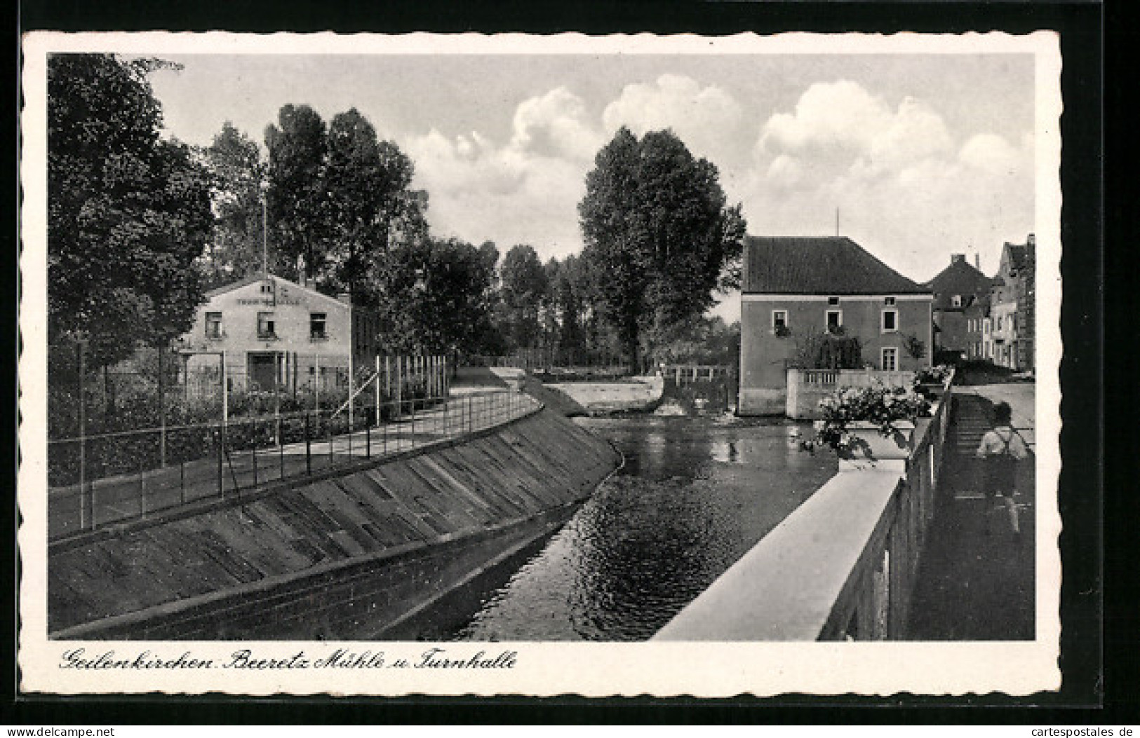AK Geilenkirchen, Beeretz Mühle Und Turnhalle, Schleuse  - Geilenkirchen