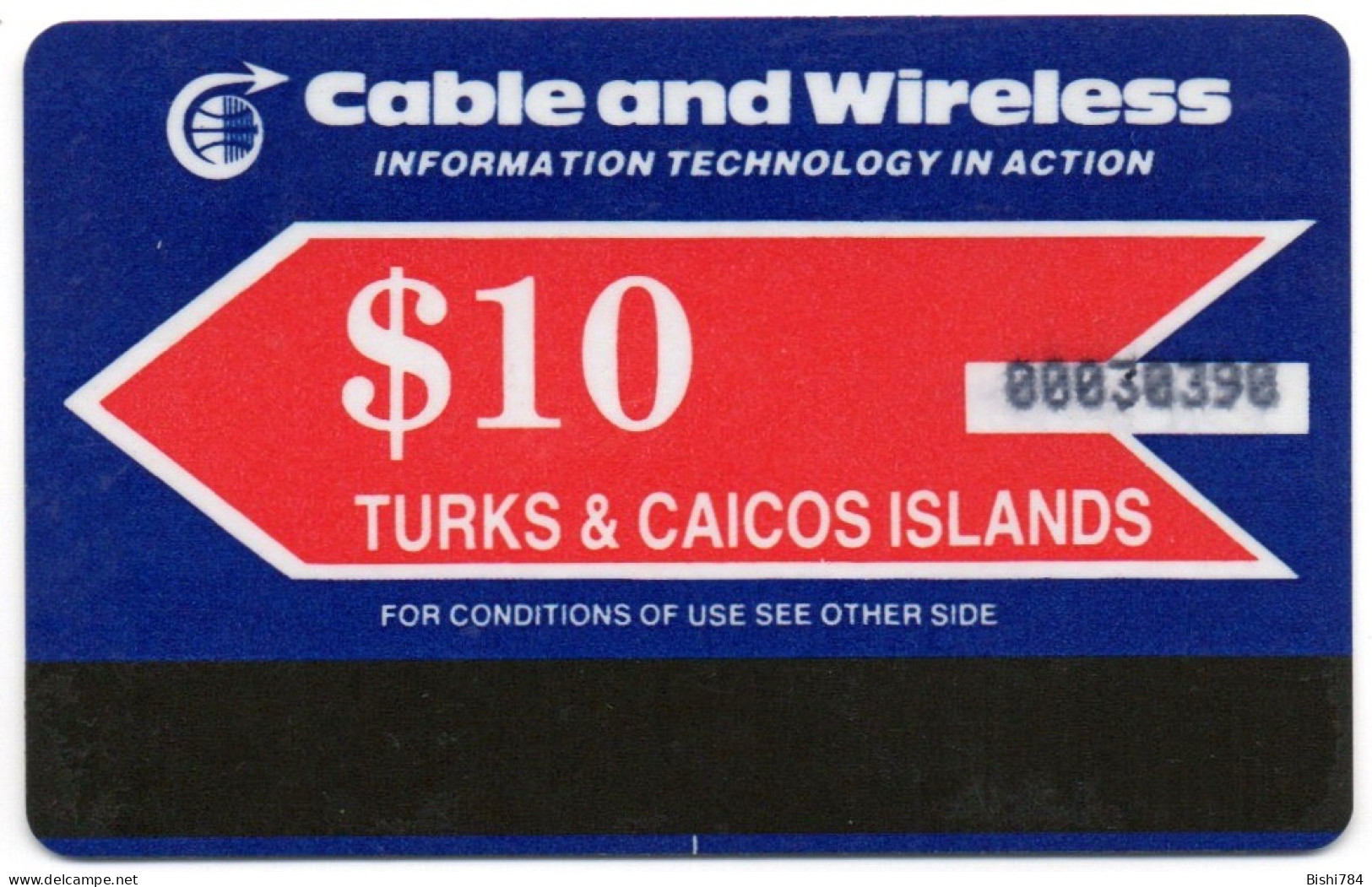 Turks & Caicos - Autelca $10 (RED) - Turks And Caicos Islands