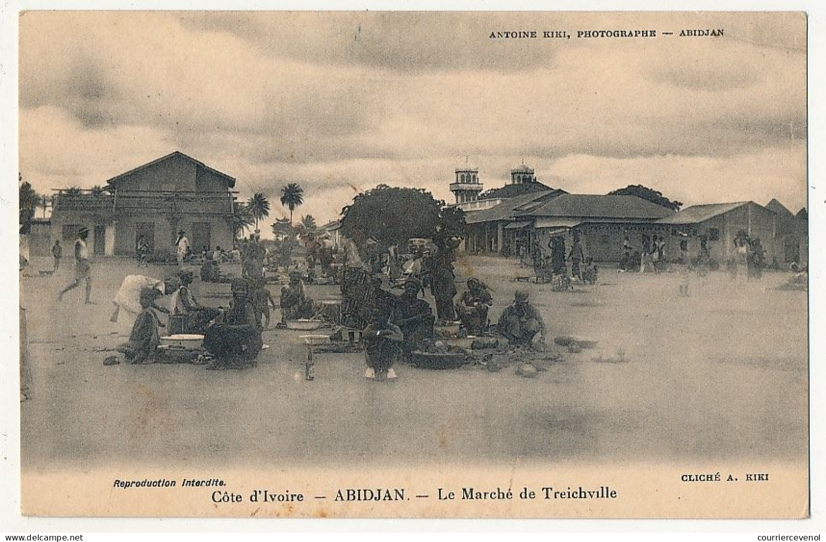 CPA - ABIDJAN (Cote D'Ivoire) - Le Marché De Treichville - Elfenbeinküste