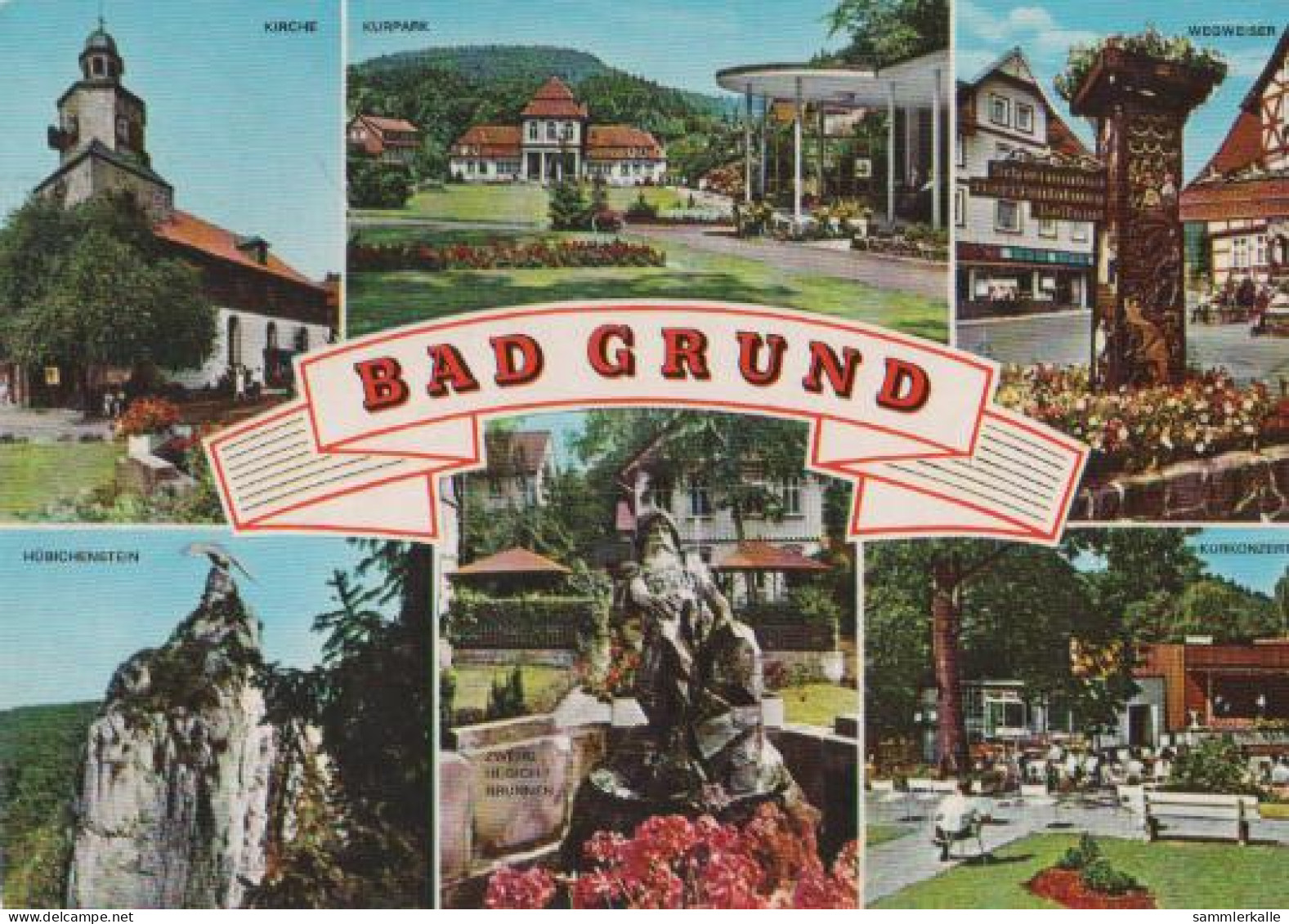 23377 - Bad Grund U.a. Wegweiser - 1976 - Bad Grund