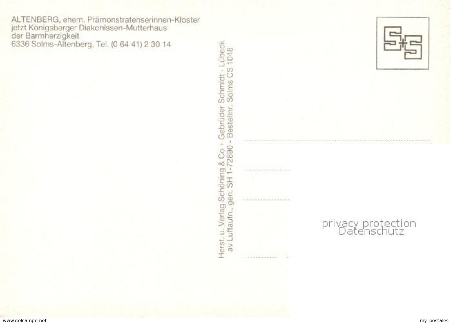 73171527 Altenberg Wetzlar Kloster Koenigsberger Diakonissen-Mutterhaus Der Barm - Wetzlar
