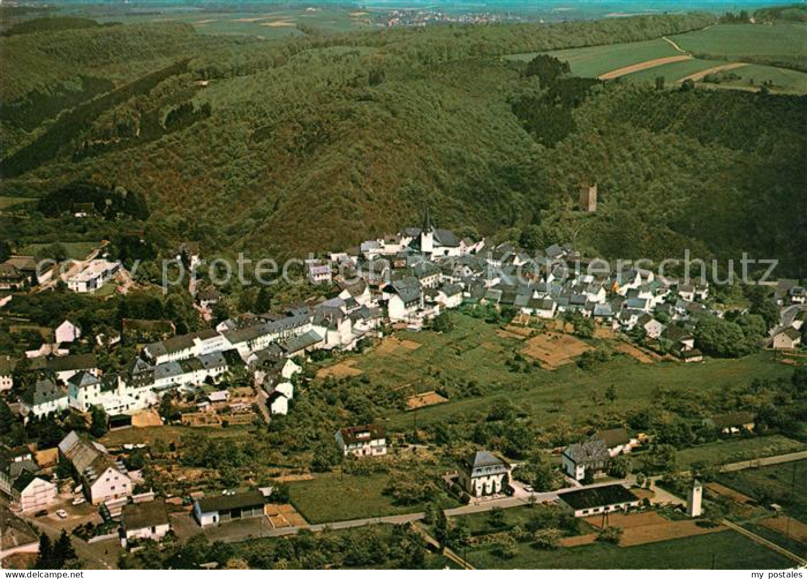 73171402 Manderscheid Eifel Heilklimatischer Kneipp Luftkurort Fliegeraufnahme M - Manderscheid