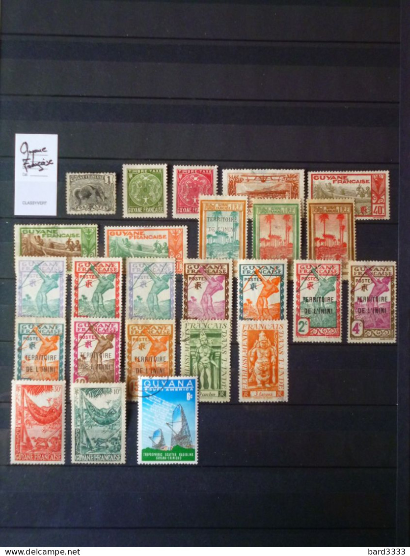 Timbres France Oblitérés Anciennes Colonies Guyane Française - Used Stamps