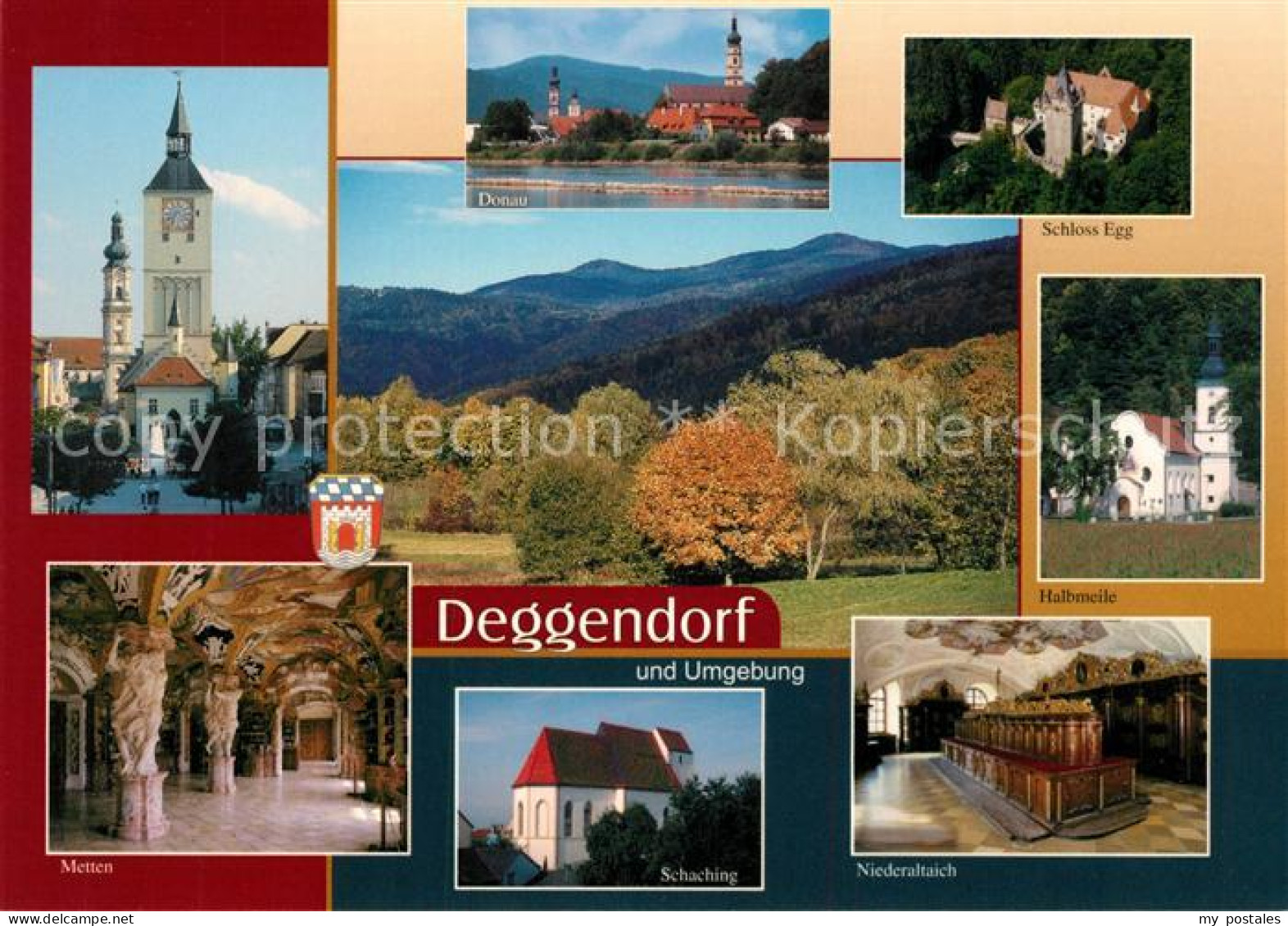 73170679 Deggendorf Donau Schloss Egg Halbmeile Niederaltaich Metten Schaching D - Deggendorf