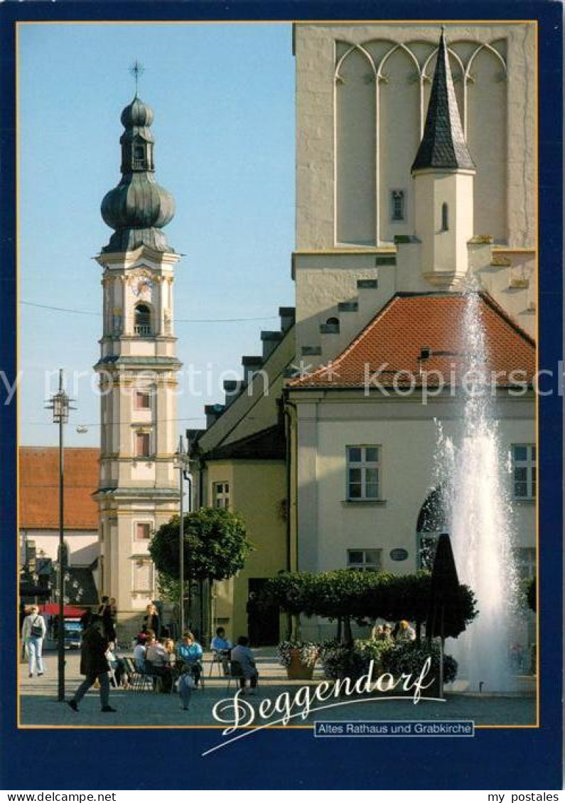 73170678 Deggendorf Donau Altes Rathaus Grabkirche  Deggendorf Donau - Deggendorf