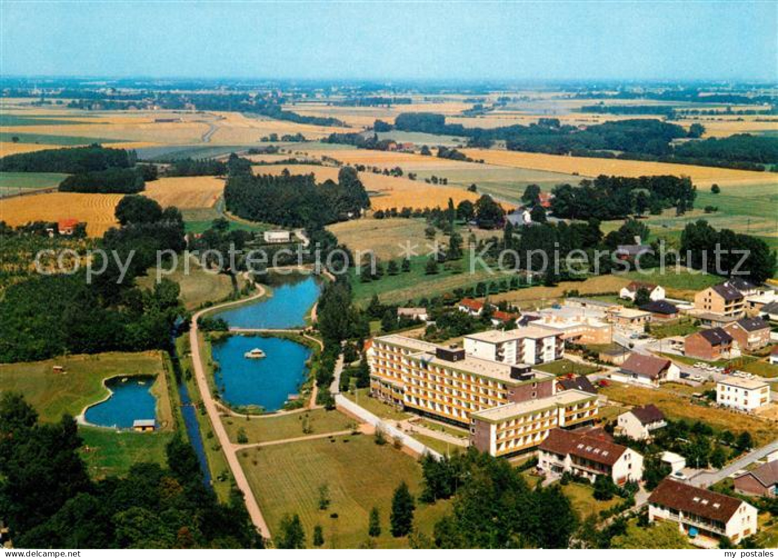 73170524 Bad Sassendorf Moorbad Soleheilbad Wiesengrund Klinik Fliegeraufnahme B - Bad Sassendorf