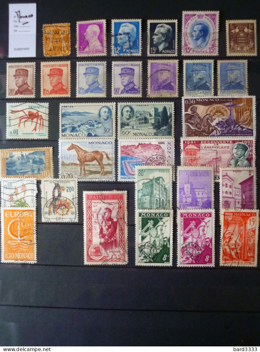 Timbres Monaco Oblitérés - Used Stamps