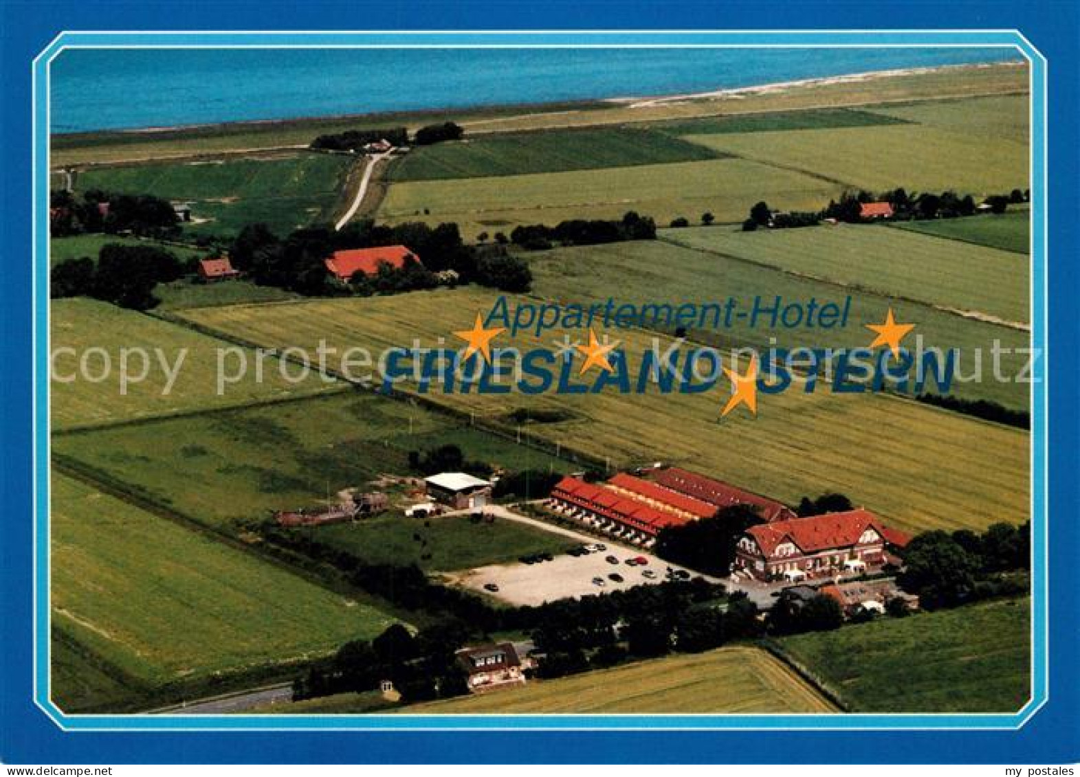 73169850 Wangerland Fliegeraufnahme Appartement Hotel Friesland Stern Wangerland - Wangerland