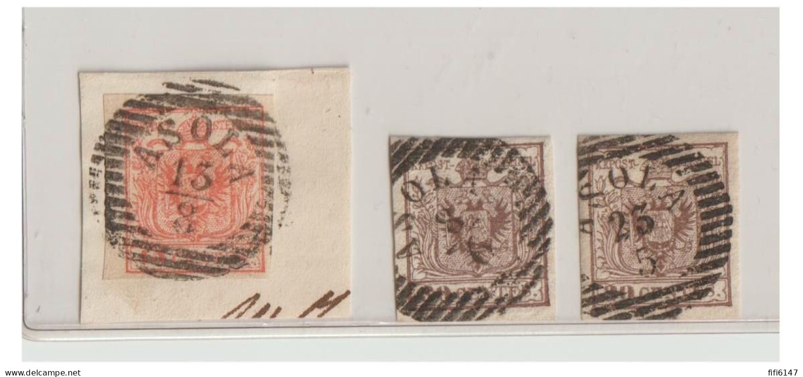 ITALIE --LOMBARDO VENETIE -- Lot De Timbres Oblitérés De ASOLA - Lombardo-Venetien