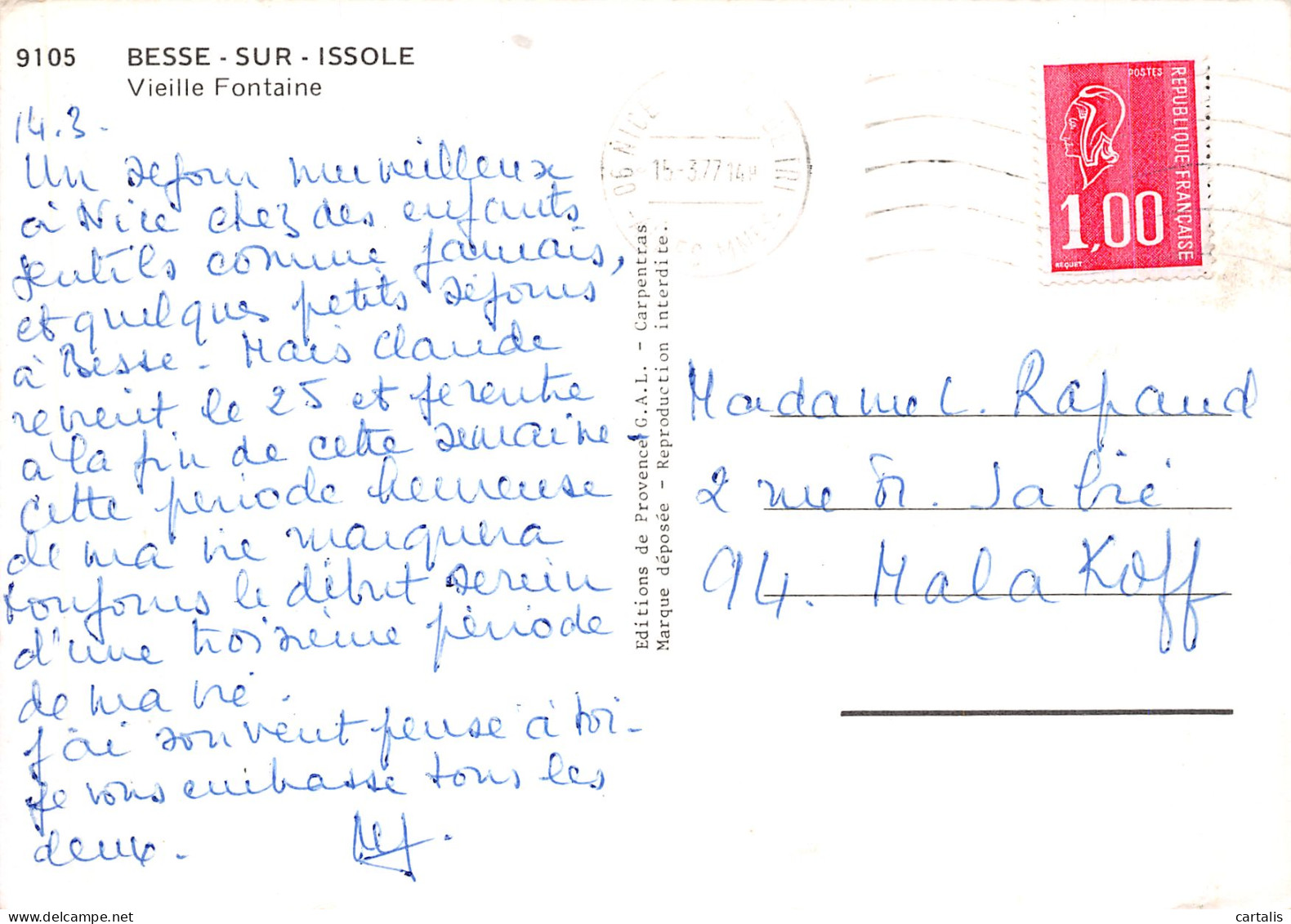 83-BESSE SUR ISSOLE-N°3932-B/0075 - Besse-sur-Issole