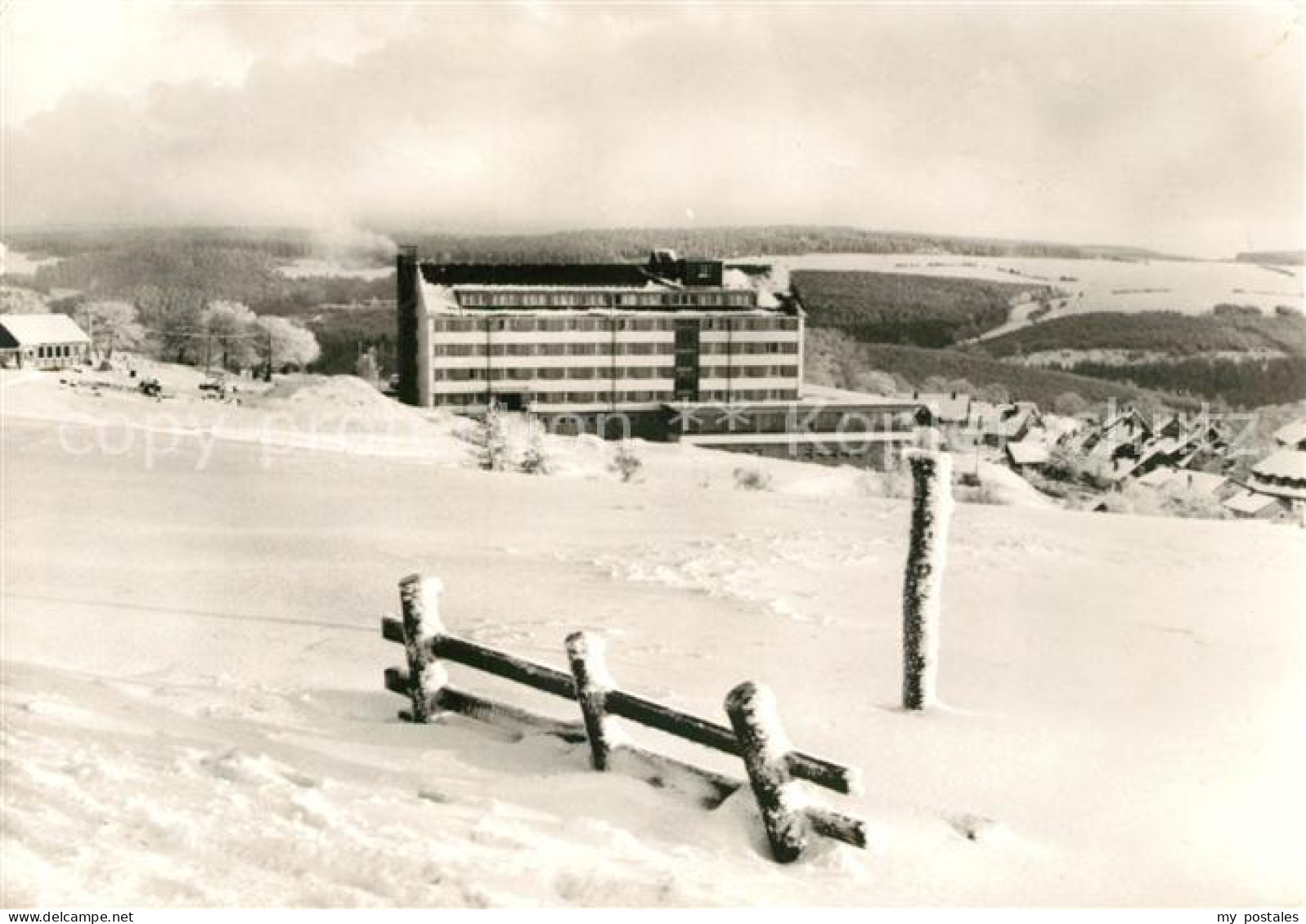 73169005 Schnett FDGB Erholungsheim Kaluga Winterpanorama Schnett - Masserberg