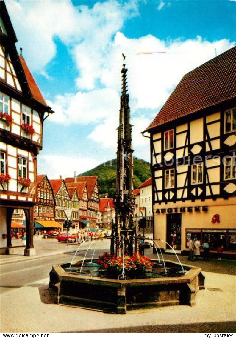 73168321 Urach Bad Gotischer Marktbrunnen Marktplatz Urach Bad - Bad Urach