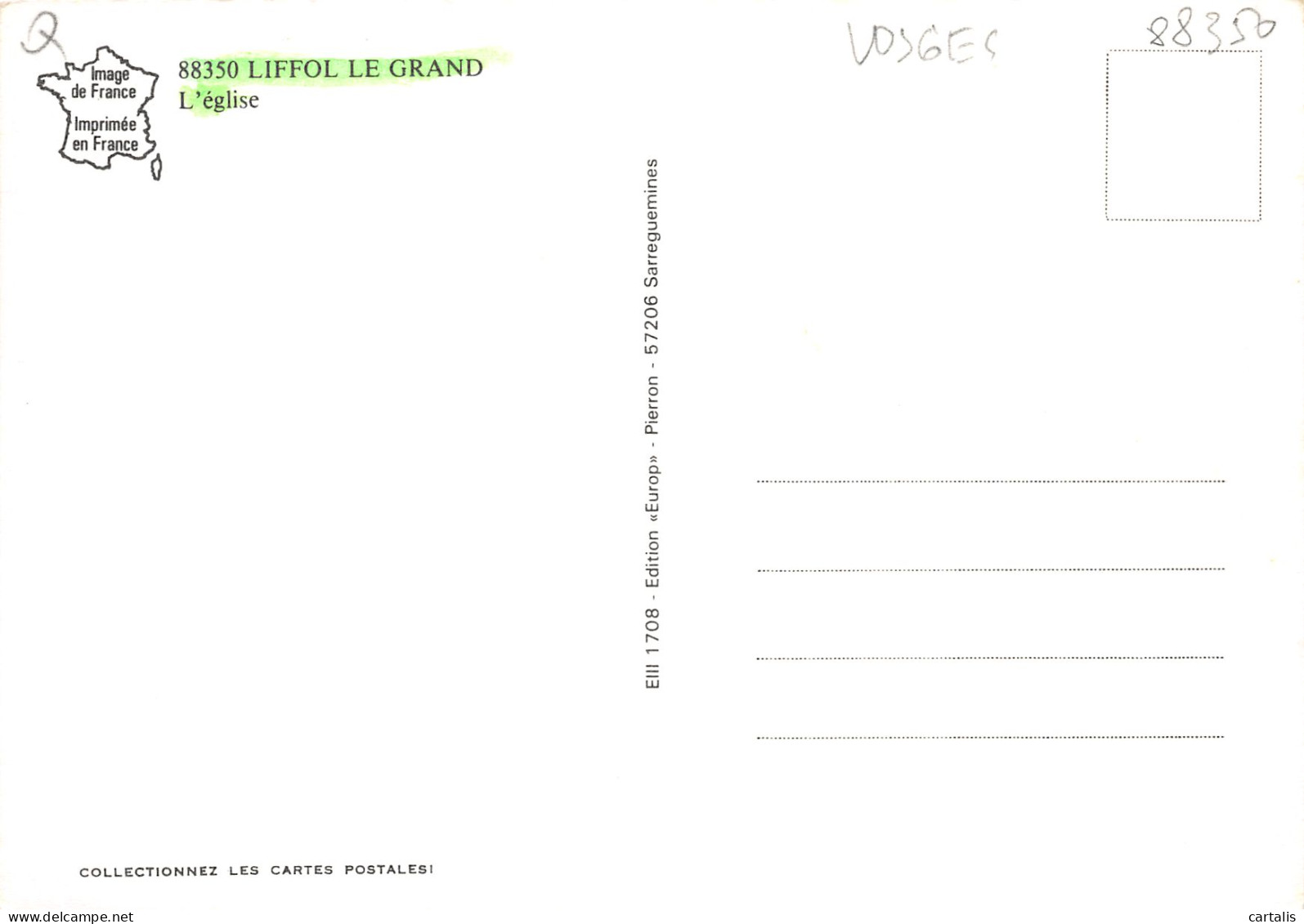 88-LIFFOL LE GRAND-N°3936-D/0215 - Liffol Le Grand