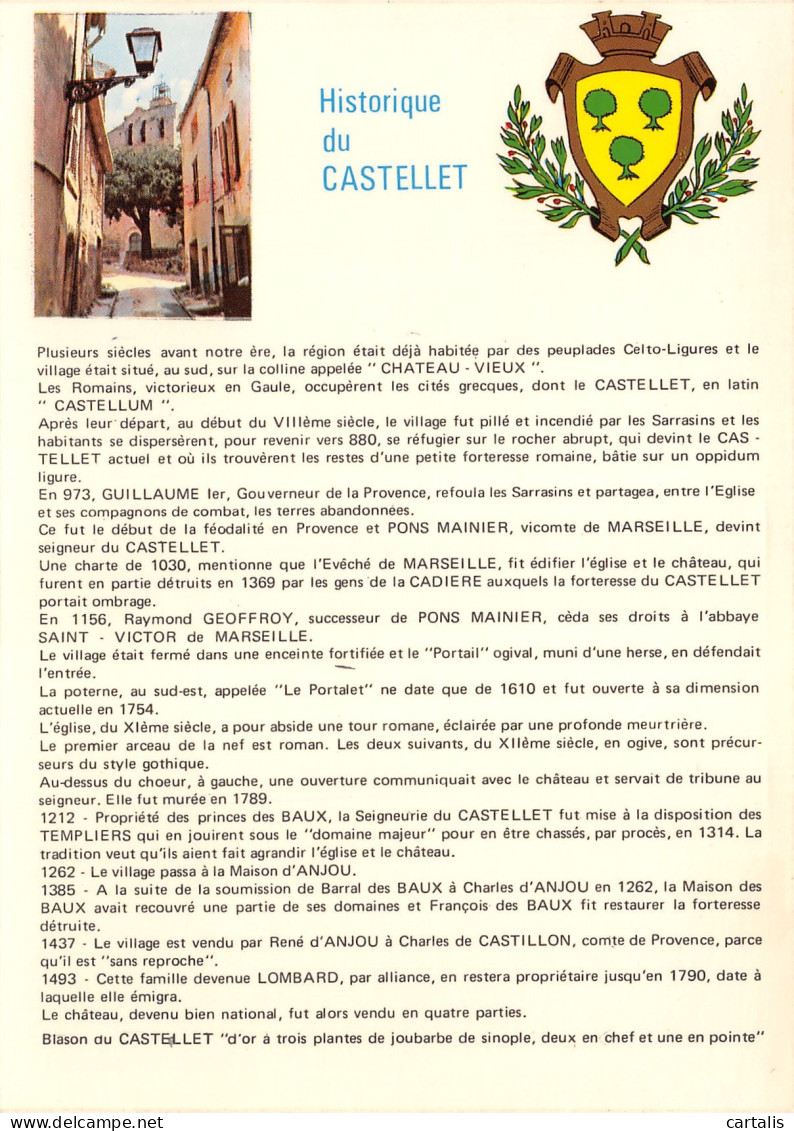 83-LE CASTELLET-N°3937-A/0397 - Le Castellet