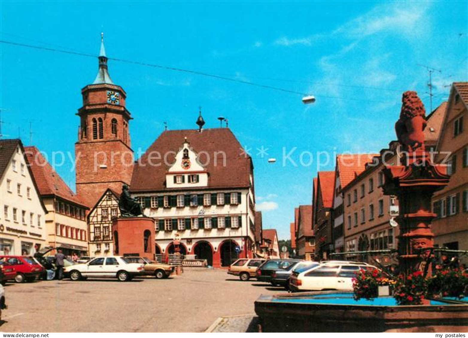 73168205 Weil Der Stadt Marktplatz Kepler Denkmal Brunnen Weil Der Stadt - Weil Der Stadt