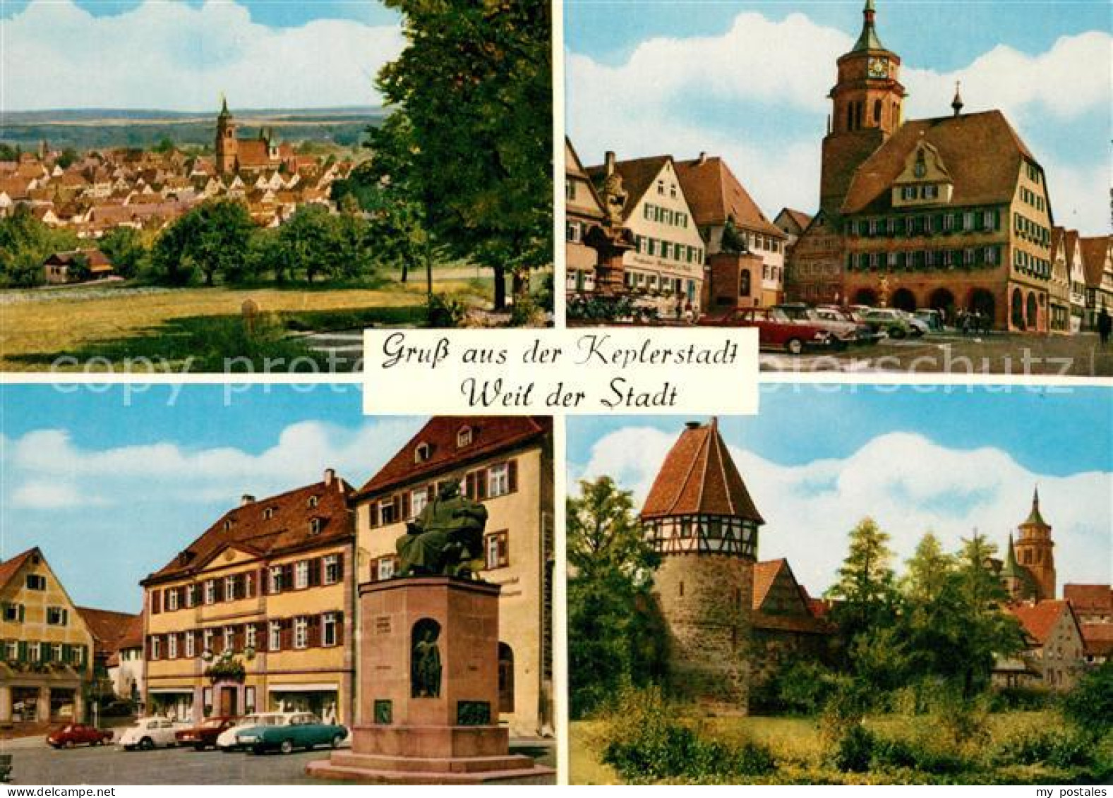 73168196 Weil Der Stadt Rathaus Marktplatz Kepler Denkmal Stadtturm Weil Der Sta - Weil Der Stadt