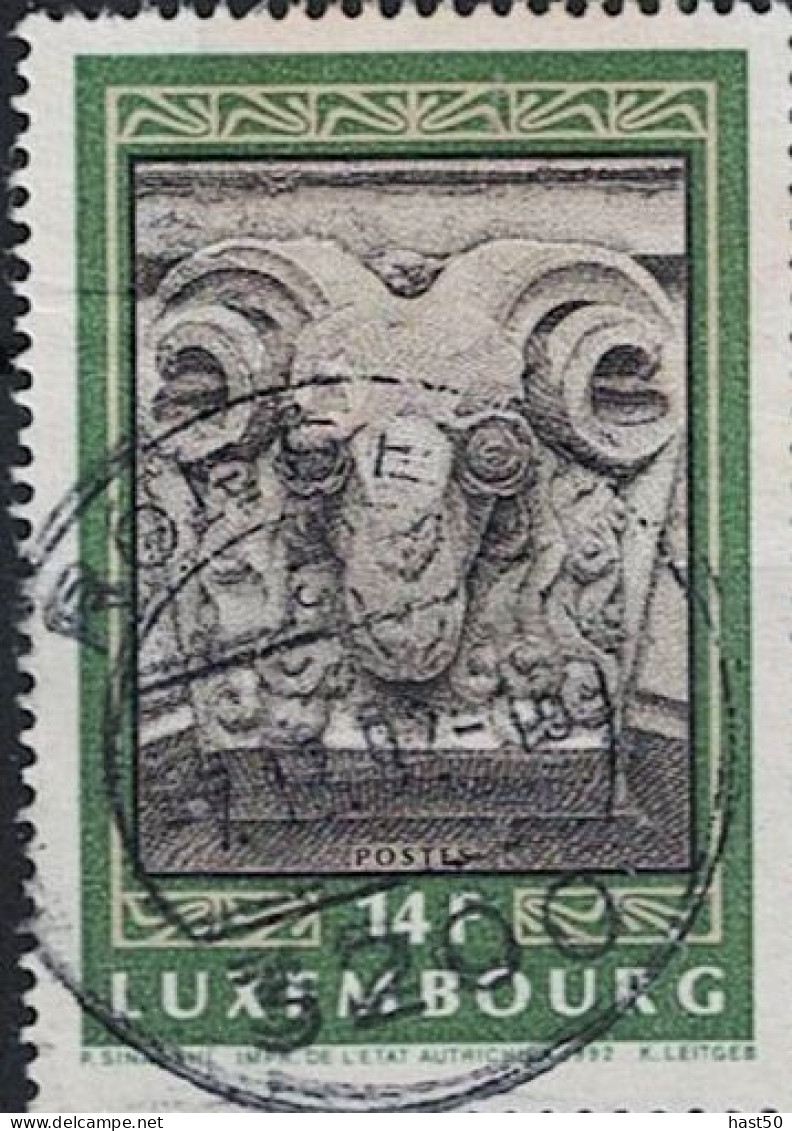 Luxemburg - Architektur: Maskaronen (MiNr: 1279) 1991 - Gest Used Obl - Usati