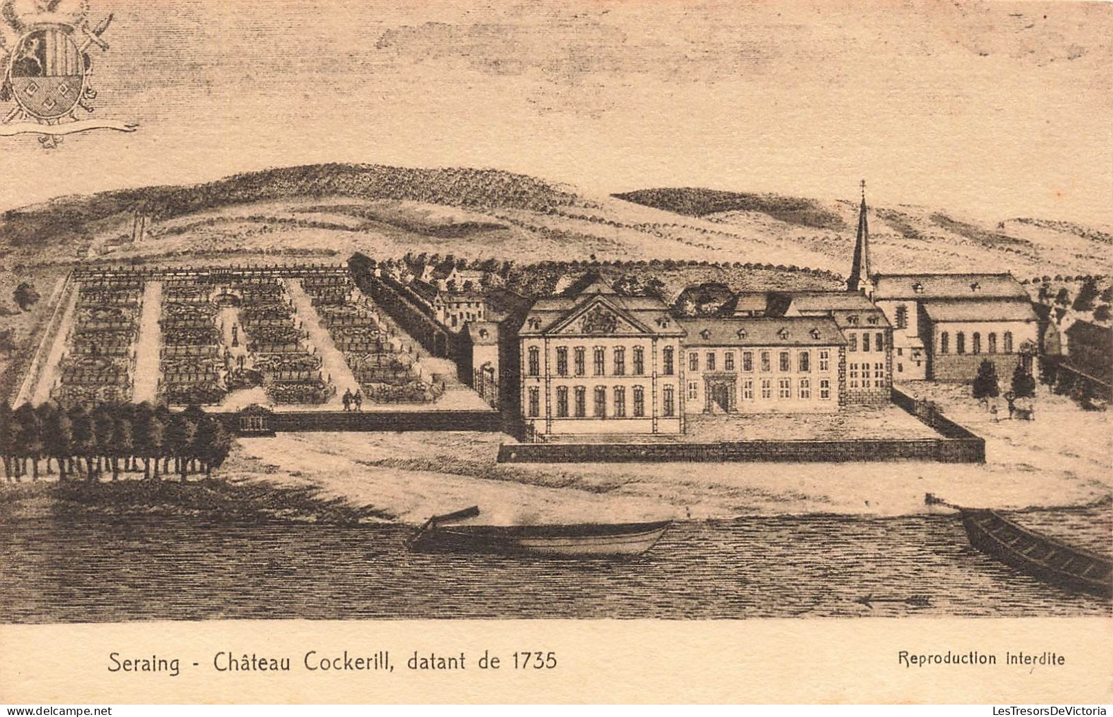 BELGIQUE - Seraing - Vue Générale Sur Le Chateau Cockerill Datant De 1735 - Carte Postale Ancienne - Seraing