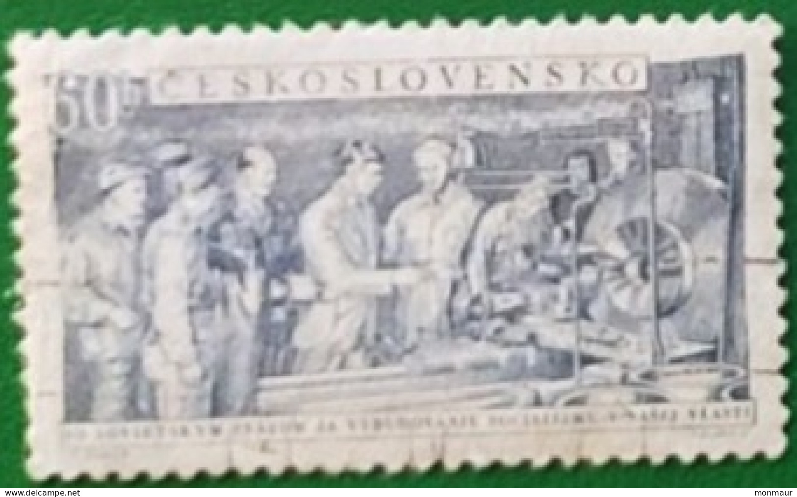 CECOSLOVACCHIA 1954 AMICIZIA CECOSLOVACCA-SOVIETICA YT 780 - Used Stamps