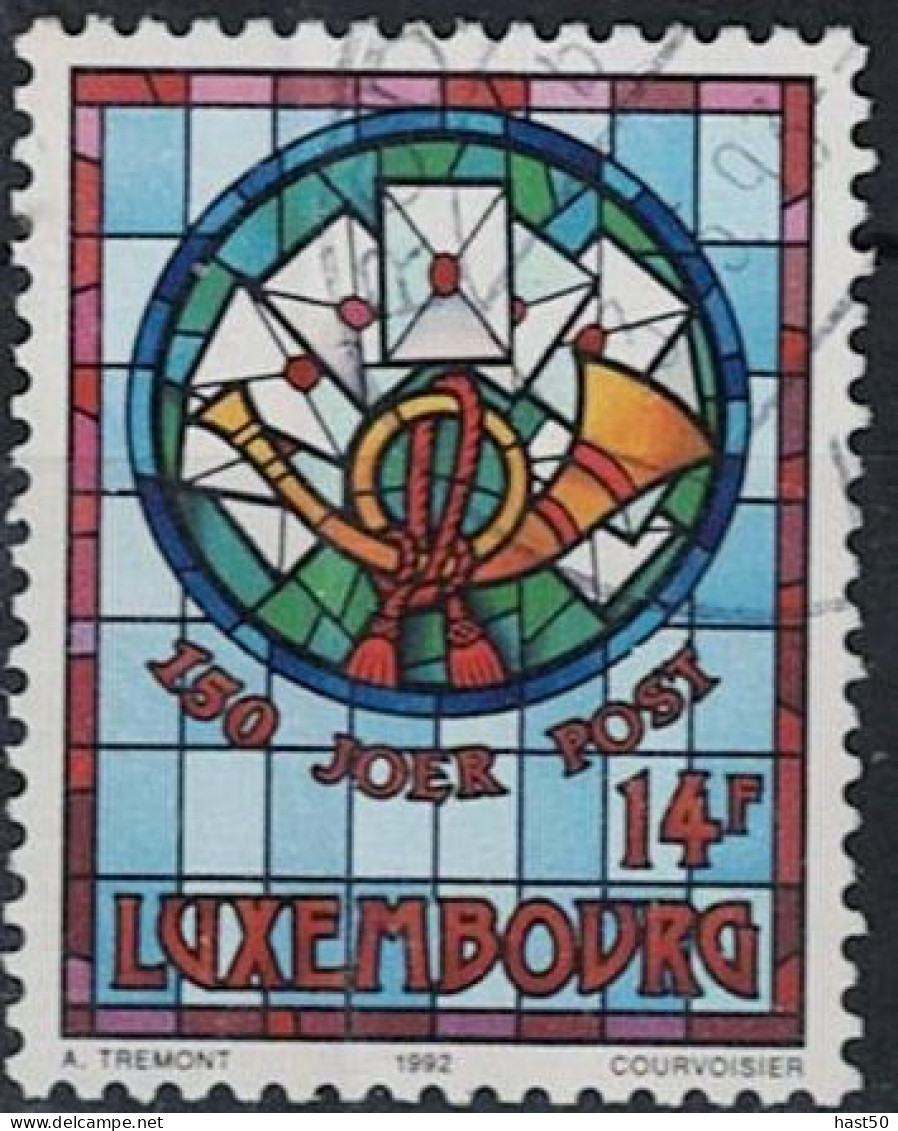 Luxemburg -  150 Jahre Post (MiNr: 1302) 1992 - Gest Used Obl - Gebraucht