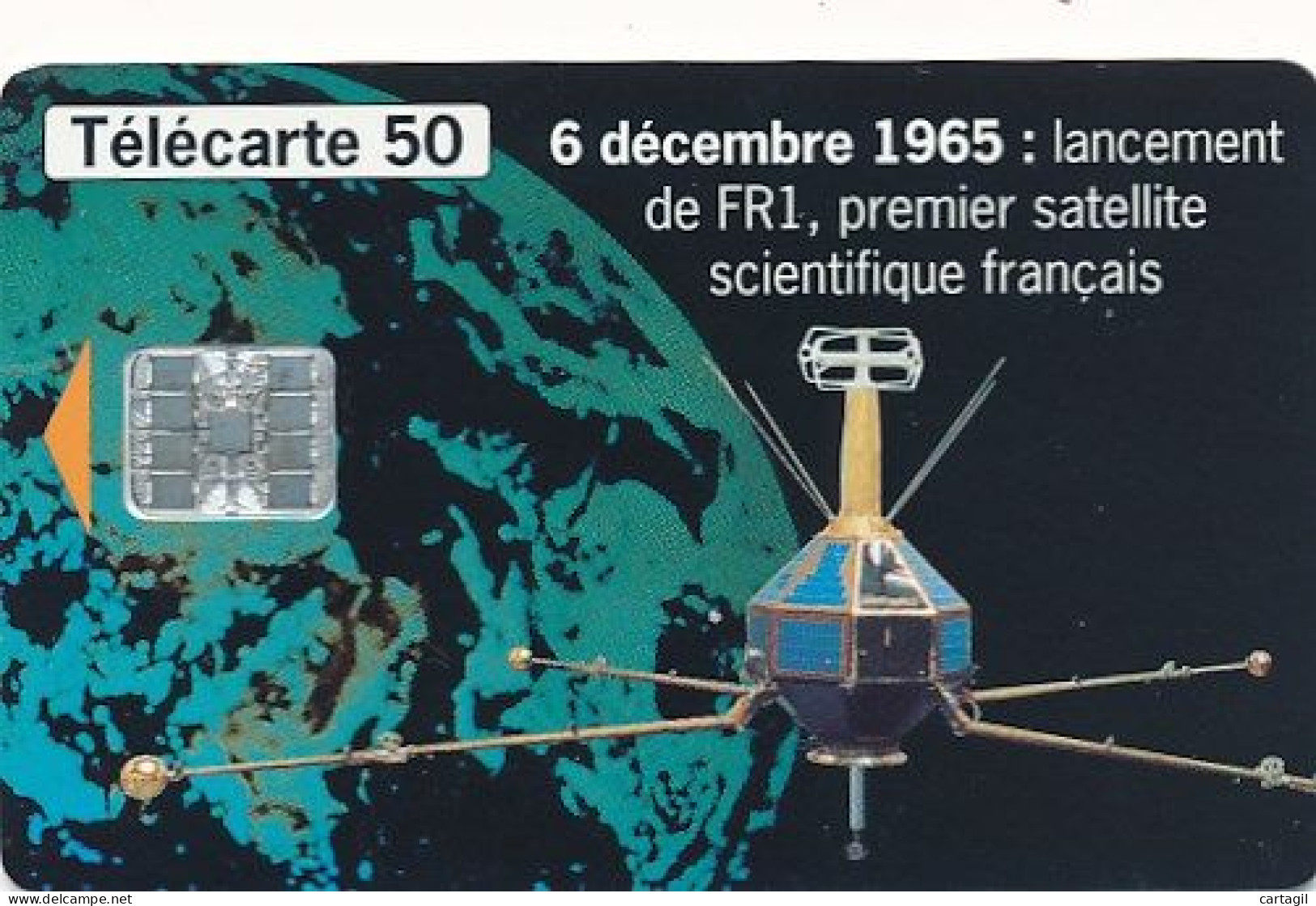 Télécarte France (02/96) Lancement 1er Satellite FR1 (visuel, Puce, état, Unités, Etc Voir Scan) + Port - Zonder Classificatie